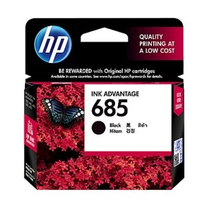 HP 685 Black Original Ink Advantage Cartridge (CZ121AA)