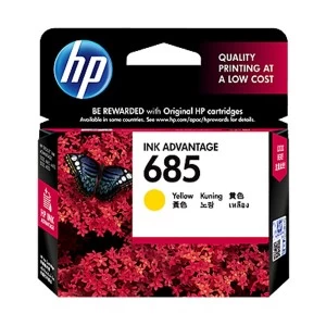 HP 685 Yellow Original Ink Advantage Cartridge (CZ124AA)