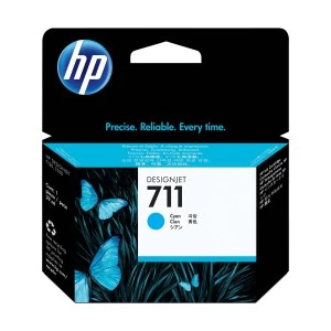 HP 711 29-ml Cyan DesignJet Ink Cartridge (CZ130A)