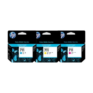HP 711 29-ml Tri-Color Original Ink Cartridge #CZ130A/CZ131A/CZ132A