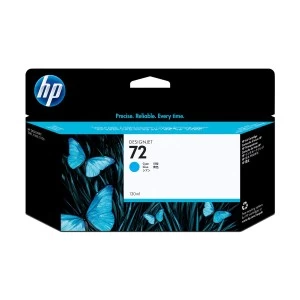 HP 72 130-ml Cyan Designjet Ink Cartridge (C9371A)