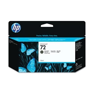 HP 72 130-ml Matte Black DesignJet Ink Cartridge #C9403A