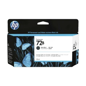 HP 72B 130-ml Matte Black Ink Cartridge #3WX06A
