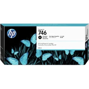 HP 746 300-ml DesignJet Photo Black Cartridge #P2V82A/3WX35A