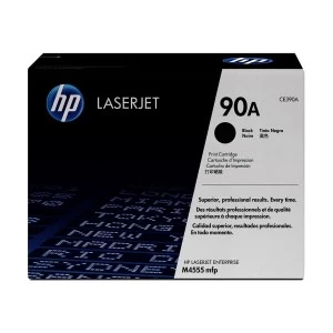 HP 90A Black Original LaserJet Toner (CE390A)