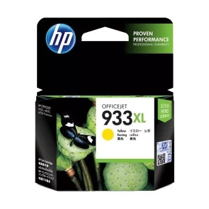 HP 933XL High Yield Yellow Original Ink Cartridge (CN056AA)