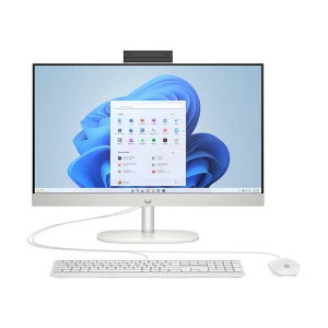 HP AIO 24-cr0039l 13th Gen Intel Core i5 1334U 512GB SSD 23.8 Inch FHD Touch IPS Display Shell White All in One Brand PC