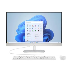 HP AIO 27-cr0004l Intel Core i7 1355U 16GB RAM 512GB SSD 27 Inch FHD IPS Display Shell White All in One Brand PC