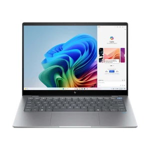 HP OmniBook X 14-fe000 Qualcomm Snapdragon X Elite X1E-78-100 16GB RAM 512GB SSD 14 Inch 2.2K QHD IPS Touch Display Meteor Silver Laptop