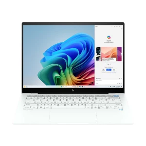 HP OmniBook X 14-fe0097nr Qualcomm Snapdragon X Elite X1E-78-100 16GB RAM 1TB SSD 14 Inch 2.2K QHD IPS Touch Display Ceramic White Aluminum Laptop