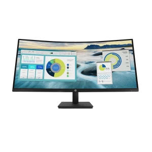 HP P34hc G4 34 Inch 3K UWQHD VA 100Hz Curved Professional Monitor HDMI DP USB USB-C Speaker & Headphone #21Y56AA