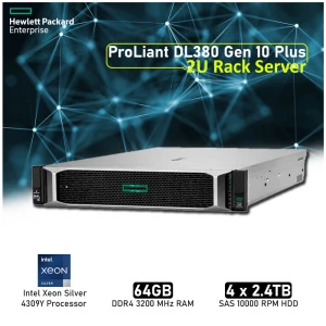 HP ProLiant DL380 Gen 10 Plus 1x Intel Xeon Silver 4309Y 2U Rack Server