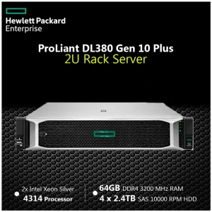 HP ProLiant DL380 Gen 10 Plus 2x Intel Xeon Silver 4314 2U Rack Server