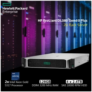 HP ProLiant DL380 Gen 10 Plus 2x Intel Xeon Gold 5317 2U Rack Server