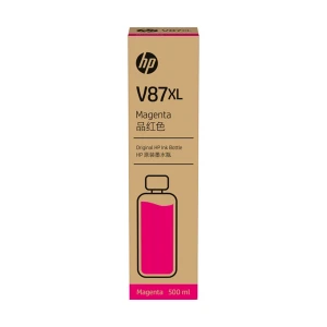 HP V87XL 500-ml Original Magenta Bottled Ink Cartridge #7FN97A