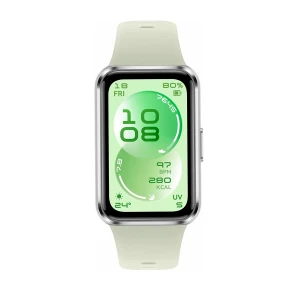 Huawei Band 11 AMOLED Green Silver Smart Watch (Aluminium Alloy Case)