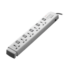 Huntkey PZC504 Five Socket Five Switch 3 Line Surge Protection PowerStrip