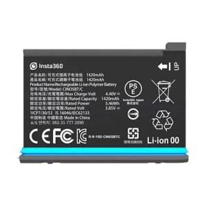 Insta360 1420mAh Battery for ONE X2 Camera