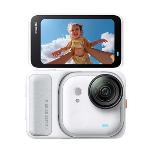 Insta360 GO Ultra Arctic White Action Camera Creator Bundle with 128GB microSD Memory Card (No Warranty)