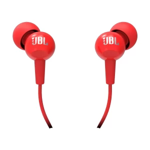 JBL C100SI Red Wired In-Ear Earphone (6 Month Warranty)