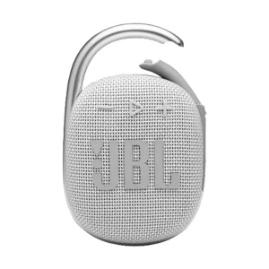 JBL Clip 4 White Portable Bluetooth Speaker