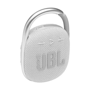 JBL Clip 4 White Portable Bluetooth Speaker