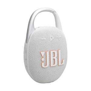 JBL Clip 5 White Ultra-Portable Bluetooth Speaker (6 Month Warranty)
