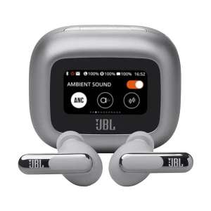 JBL Live Beam 3 ANC TWS Silver Bluetooth Earbuds (6 Month Warranty)
