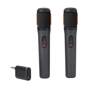 JBL Partybox Wireless Black Handheld Microphone with Dongle (2 x Mic) #JBLPBWIRELESSMIC (3 Month Warranty)