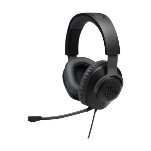 JBL QUANTUM 100 Black Wired Over-Ear Gaming Headphone #JBLQUANTUM100BLKAM (No Warranty)