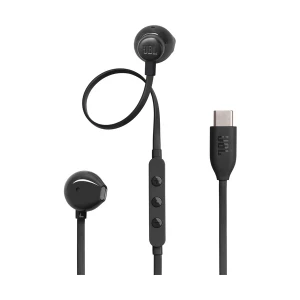 JBL Tune 305C USB Type-C Wired In-Ear Black Earphone #JBLT305CBLK (6 Month Warranty)