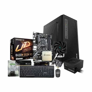 June Server A5 AMD Ryzen 5 5600GT 2x 2TB SATA HDD Mid Tower Server