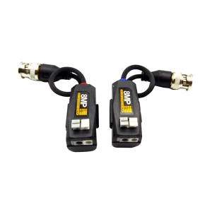 CVI/TVI/AHD/CVBS Spilt Join Black HD Video Balun For CC Camera (1 Pair)