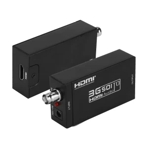 Detech SDI Female to HDMI Female Black Audio & Video HDMI Converter