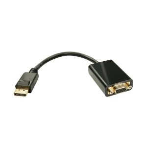 DisplayPort Male To VGA Female Black Converter