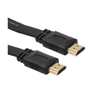 K2 HDMI Male to Male 10 Meter Black Cable # 1.4A, Flat, HDTV