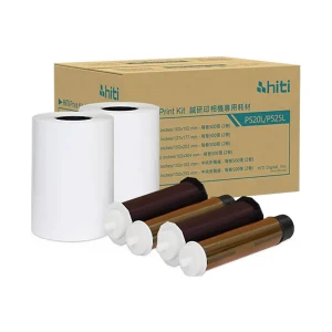 HiTi Paper with Ribbon for HiTi P525L Printer (500 copy 4R)