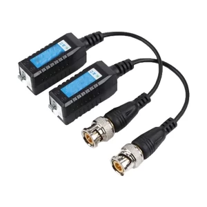 HM-926 HD-CVI/TVI/AHD Spilt Join Black HD Video Balun (1080p, 3MP, 5MP, 8MP) For CC Camera