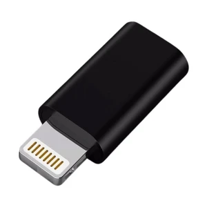 Lightning Male to Type-C Female Black Converter