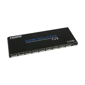 HDMI Female to Female Black Splitter # 1 in 8 out