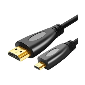 K2 Micro HDMI Male to HDMI Male 3 Meter Black Cable