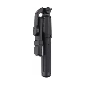 K2 N08S 15cm Black Bluetooth Selfie Stick with Tripod & LED Light