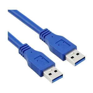 K2 USB Male to Male, 1.5 Meter, Blue Cable