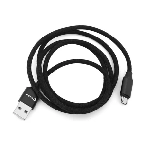 K2 USB Male to Micro-B Male, 0.30 Meter, Black Data Cable