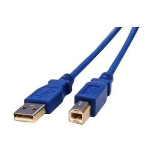 K2 USB Type-A Male to Type-B Male, 1.5 Meter, Blue Printer Cable