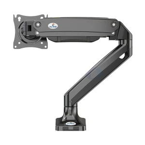 K2 Zeno M10 17-35 Inch Black Adjustable Single Arm Monitor Desktop Mount Stand