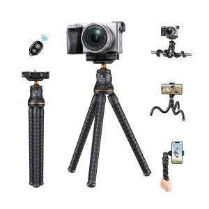 K&F Concept MS-01 Selfie Stick Tripod for Smartphones & Cameras #KF09.129