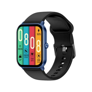 Kieslect KS Mini Amoled Display Blue Bluetooth Calling Smart Watch #1Y