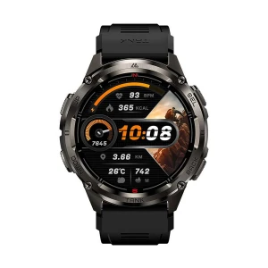 Kospet Tank T3 Ultra 2 Black GPS Bluetooth Calling Rugged Smart Watch (Silicone Basic)