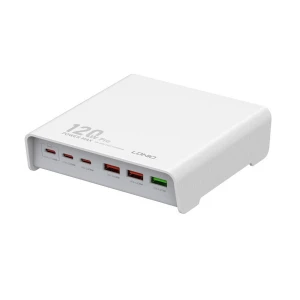 Ldnio 120W 6 Port USB Multiport white Desktop Charging Station